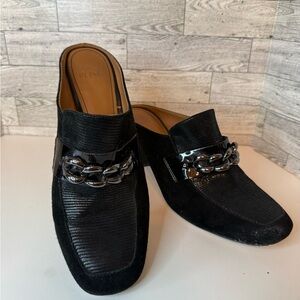 DONALD PLINER Calista Block Heel Mule sz 11